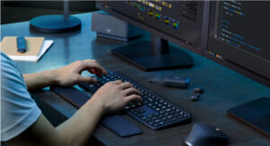 quiet wireless keyboard